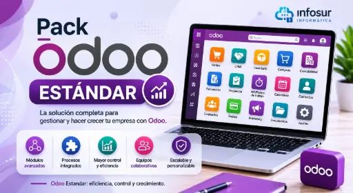 Pack Odoo Estándar 90 € 